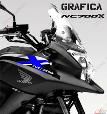 ADESIVI DECAL STICKERS PER HONDA NC700X NC 700 X RACING CARENA GRAFICA BIANCO B