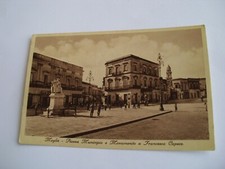 Lecce Maglie Piazza Municipio e Mon. a Francesca Capece sp f p 1931 lievi pieghe