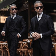 Abito Uomo Nero Giacca