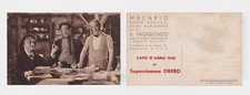 Cinema. "Il Vagabondo" Capitani Film 1941. Macario Benassi Almirante. Cartolina 