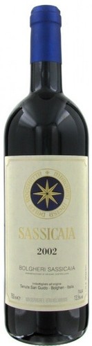 Vino sassicaia bolgheri - sassicaia, 2002