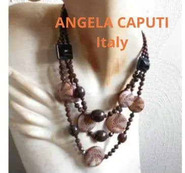 Collana angela caputi - angela, in