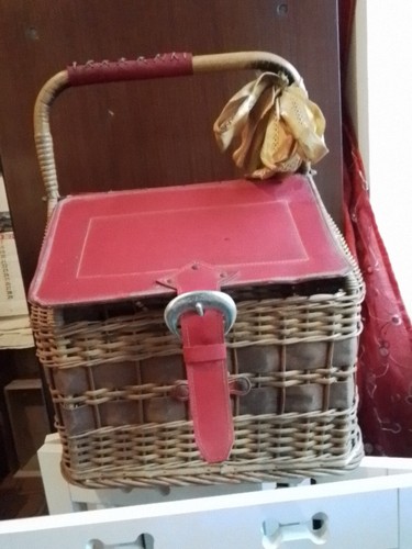 Cesto picnic antico vimini - picnic,