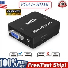 VGA TO HDMI HDTV Video Audio