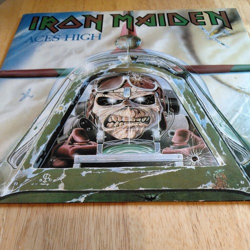 Iron maiden aces high vinyl - iron,
