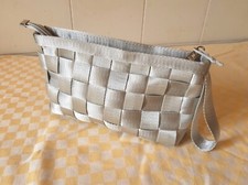 Borsello borsetta pochette trousse Just signora raso intrecciato con laccio