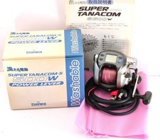Mulinello da Pesca Elettrico DAIWA Super Tanacom-S500w Inglese Manuale Cavo Alimentazione Box