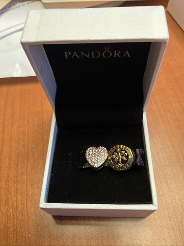 Charm pandora cuore oro rosa - oro,
