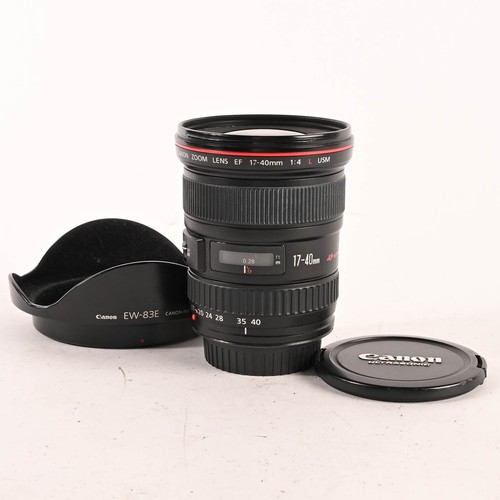 Canon f 4 - 17-40, mm