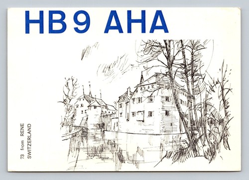 Radioamatore qsl hb9aha - radioamatore,