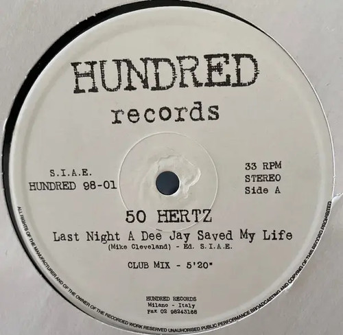 Fifty hertz last night - hertz,