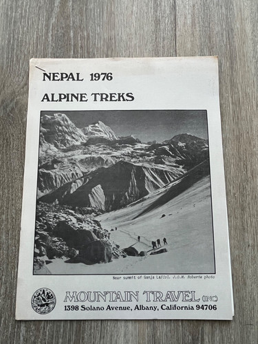 Nepal 1976 alpine treks - nepal,