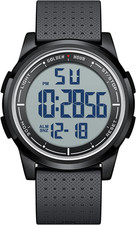 Ultra-Sottile Minimalista Sport Impermeabile Orologi Digitali Uomo Con Display A