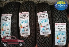 Treno 4 Gomme TASSELLATE 145/80 R13 75T M+S 4 Stagioni Disegno W160 Fiat Panda