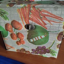 Porta dischi Per 45 Giri  Vintage-leggerinstrappi Ma Perfetto Utilizzo Vedi Foto