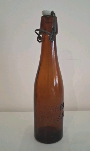 Antica bottiglia birra ronzani - bottiglia,