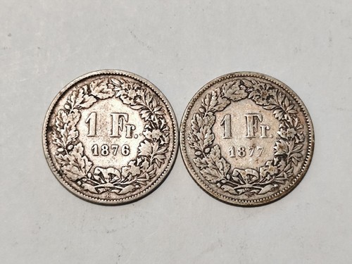 Lotto pezzi franc 1876 - 2, 1