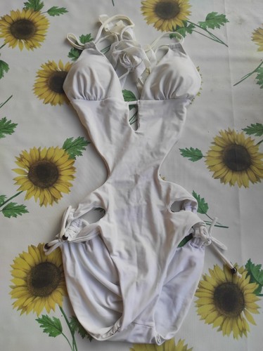 Costume bianco intero - costume,