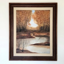 Dipinto olio originale autunno