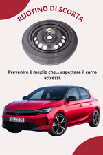 Ruotino di Scorta 16" per OPEL CORSA F (dal 2020) 4 fori - 125/80R16