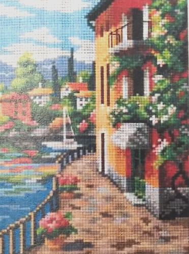 Quadro canovaccio mezzo punto - canovaccio,
