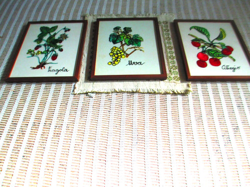 Quadretti soggetto frutta - -,