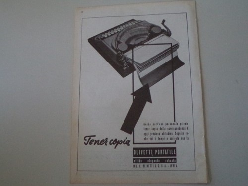 Advertising pubblicità 1937 - advertising,