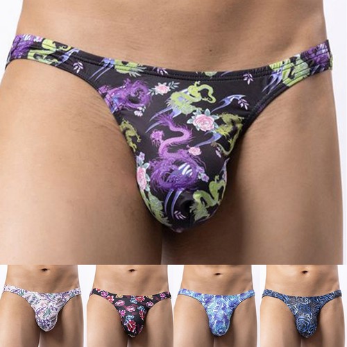 Tanga uomo vita bassa stampato