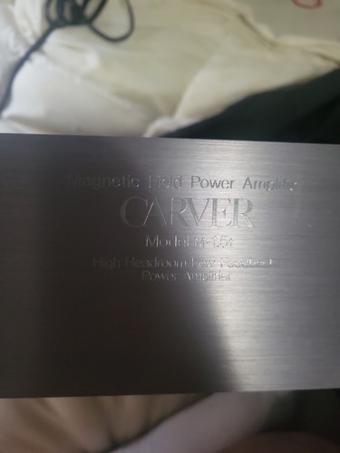 Carver amplificatore di - carver,