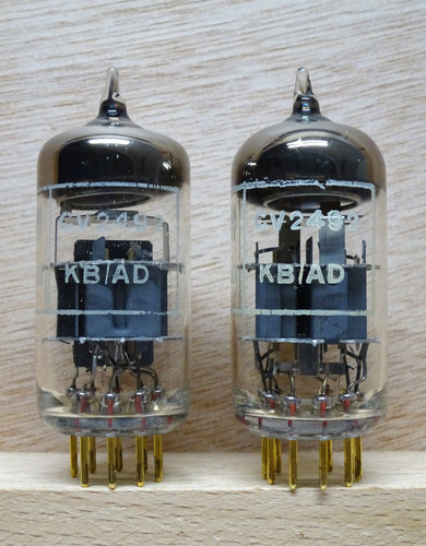 Coppia mullard cv2492 e88cc - e88cc, |