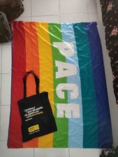 AMNESTY International borsa+bandiera PACE corteo, festa, manifestazione ecc 