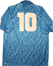 maglia calcio Napoli Voiello Umbro Zola 1992 1993 home shirt vintage XL