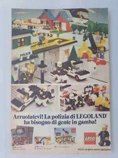 PUBBLICITA' ADVERTISING LEGO LEGOLAND STAZIONE DI POLIZIA