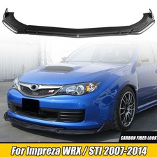 Paraurti anteriore grembiule splitter labbro per Impreza WRX / STI 2007-2014 universale