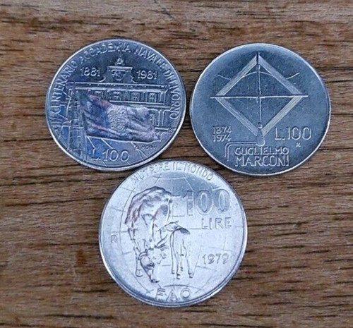 Monete lotto 100 lire - monete,