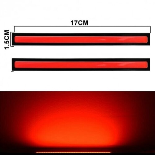 Luci led diurne rosso 17cm - 2,