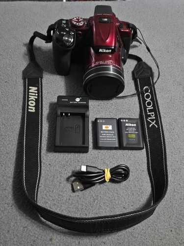 Nikon coolpix p600 rouge - nikon,