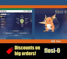 6IV Shiny Raichu Pokemon