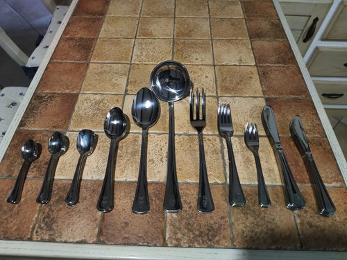 Set posate acciaio inox con - set,