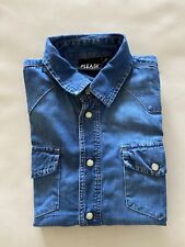 please camicia jeans bambino taglia 8 anni