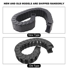 Catena Trascinacavi Serie Basso Rumore Nylon Portafili Gruppo Staccabile D30x50