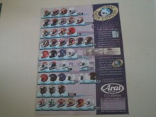 advertising Pubblicità 1997 CASCO HELMET ARAI RX-7XX/QUANTUM-E/NR-II/SZ XX/FV