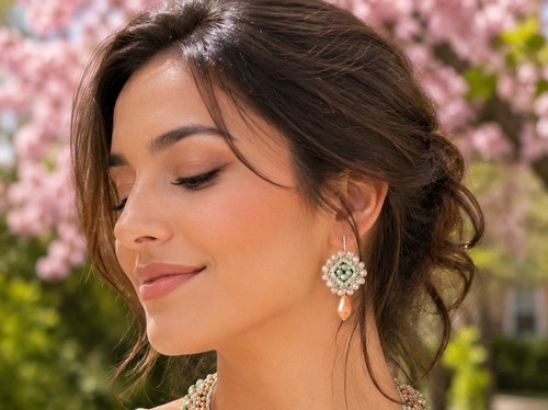 Orecchini uncinetto filo lurex - orecchini,