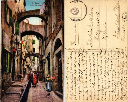 Cpa san remo citta vecchia - san,