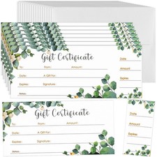 50 Set Buoni Regalo per Affari