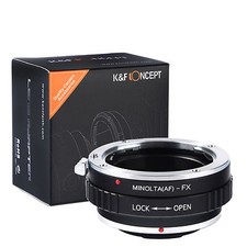 Adattatore K&F Concept per obiettivo Minolta attacco AF a Fujifilm X-Pro2,X-A2,X-E1.X-T1