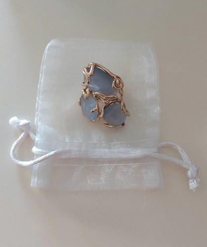 Anello regolabile con pietre