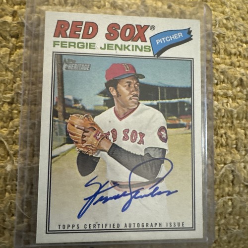 Autografo fergie jenkins auto - fergie,