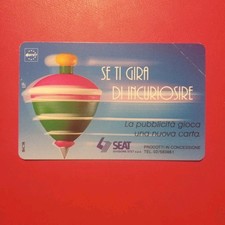 Scheda Telefonica Trottola Blu