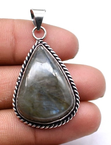 Ciondolo labradorite pietra - ciondolo,